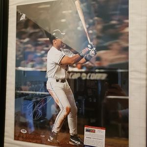 Witnessed fsa/coa signed mike piazza autograph
